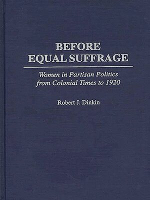 cover image of Before Equal Suffrage
